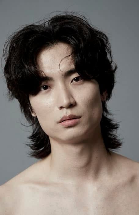 Korean wolf cut