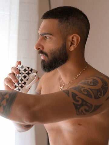 buzz cut fade men