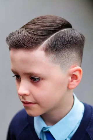 Classic Side Part for School Boys