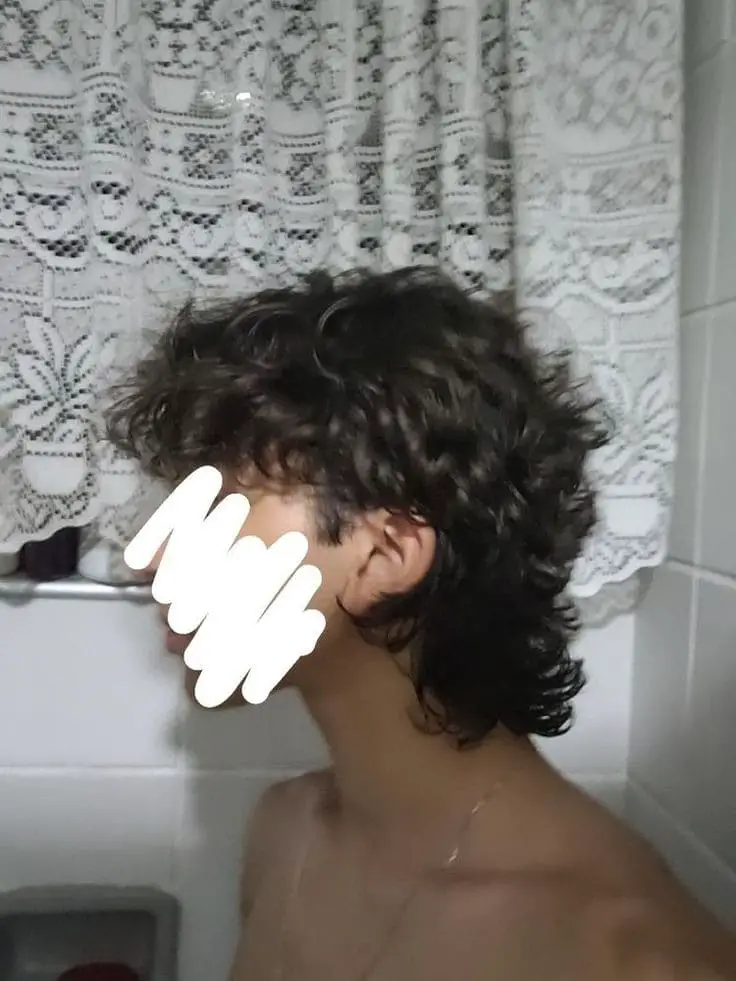 curly wolf cut